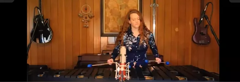 Image: Musician Chelsey Danielle in her video for "My Heart Will Go On."