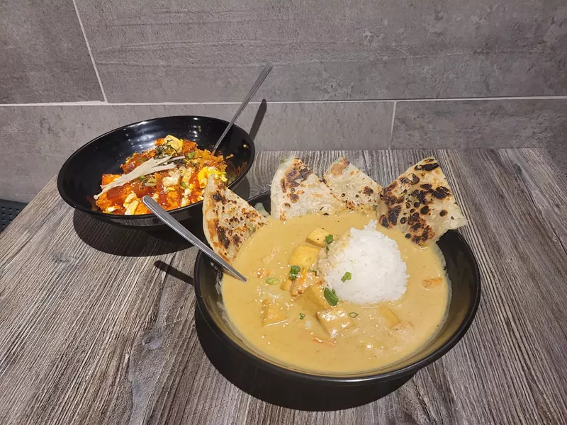 Image: Rice and curry bowl.
