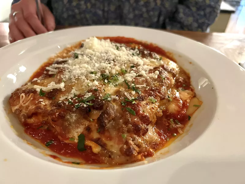 Image: Bolognese from Carbone's Fine Food. Not to be confused with anything from Carbone, but here we are.