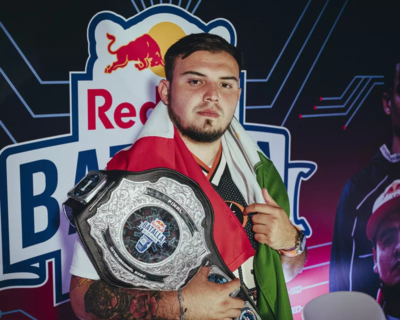 Image: Mexican rapper Rapder is a freestyling champion.