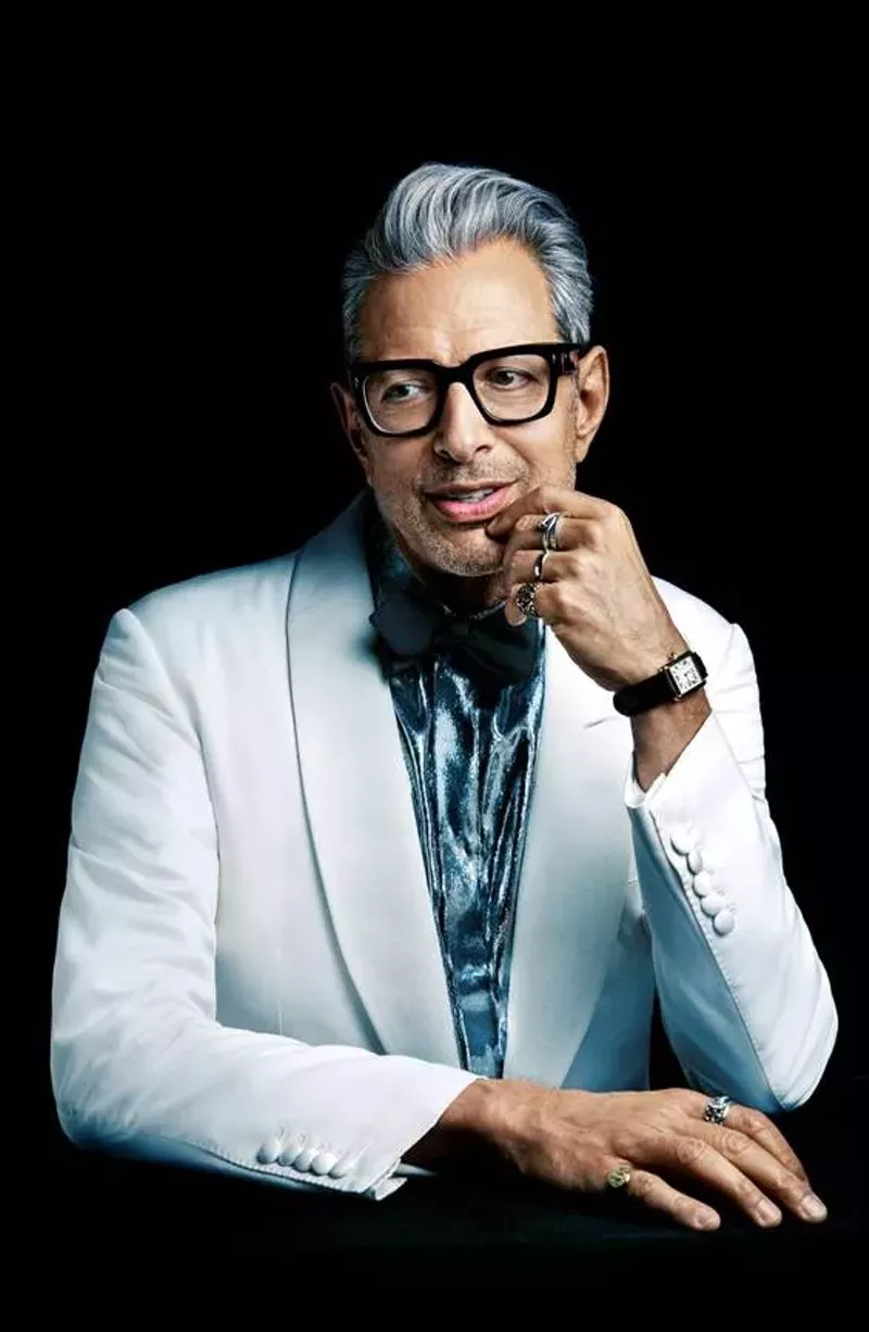 Image: Pop culture icon Jeff Goldblum shared some of his jolly wisdom ahead of his Dallas show.