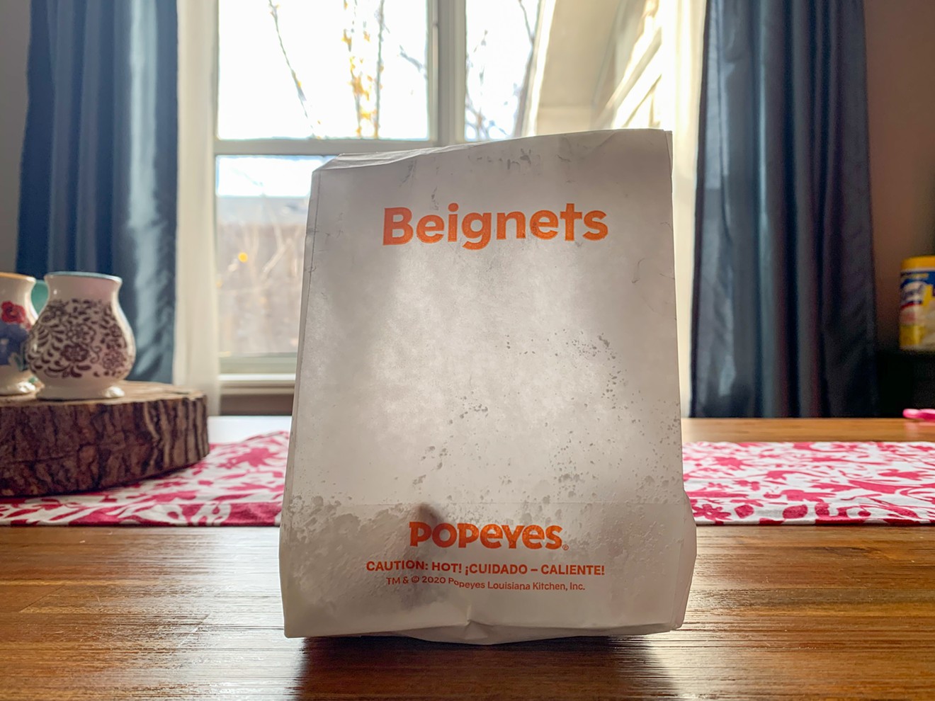 Beignets from Popeyes have arrived.