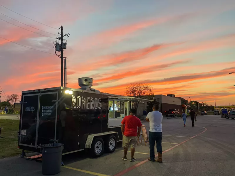 Image: Food trailers, like Romeros, will now be allowed in Dallas.