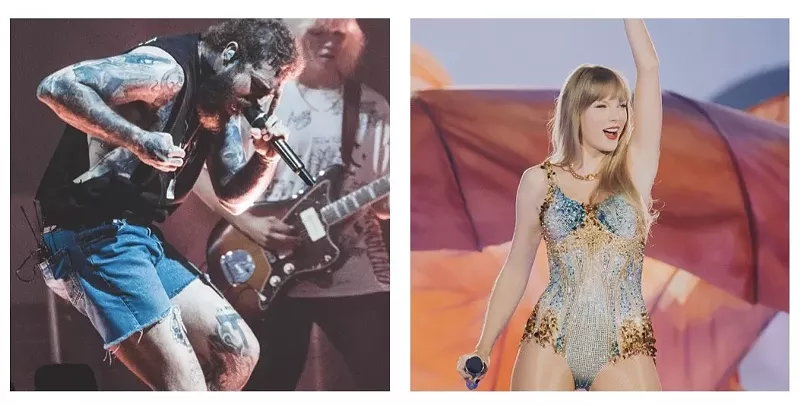 Image: Post Malone is a featured artist on Taylor Swift's upcoming album.