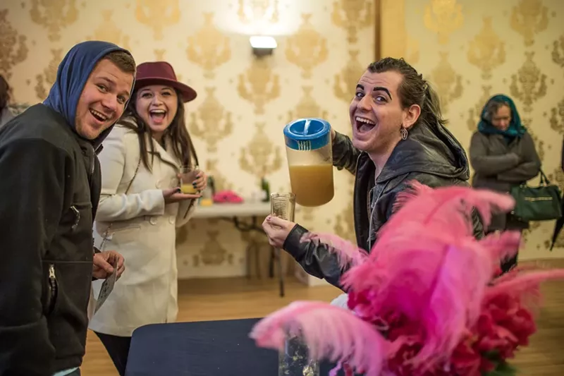 Image: Those are called "mimosa faces." They're very happy.