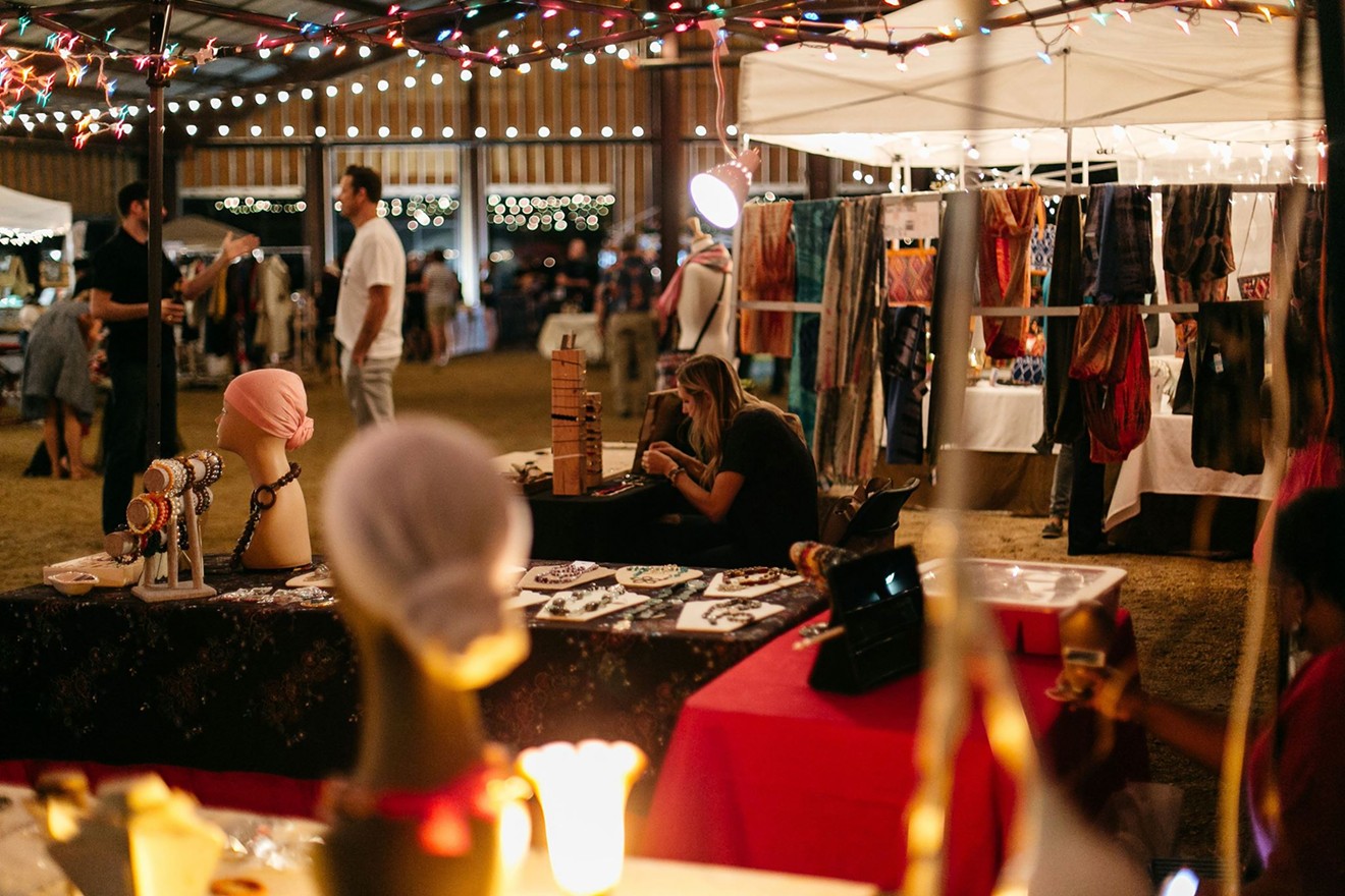 Pick up some handmade goods at Commerce Street Night Market on Friday.