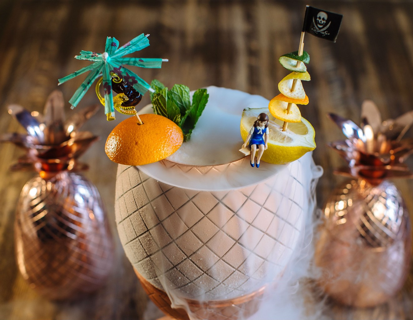 What has tiny umbrellas and novelty glassware? Dallas Tiki Week, of course.