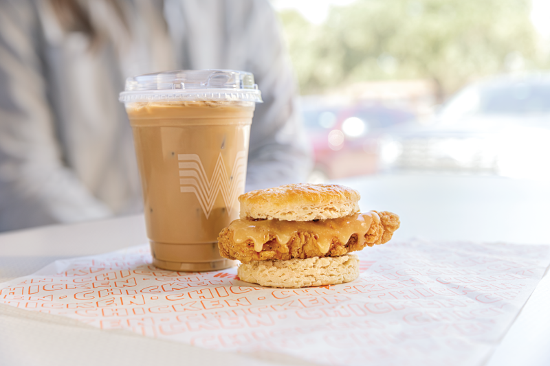 Image: iced coffee from Whataburger