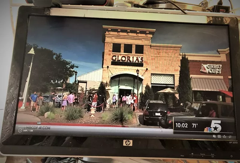 Image: Images keep popping up on my computer of Colleyville defying the shutdown orders, and I just had to talk to somebody about it.