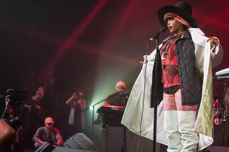 Image: Erykah Badu's sartorial choices are somehow mesmerizing in their weirdness.