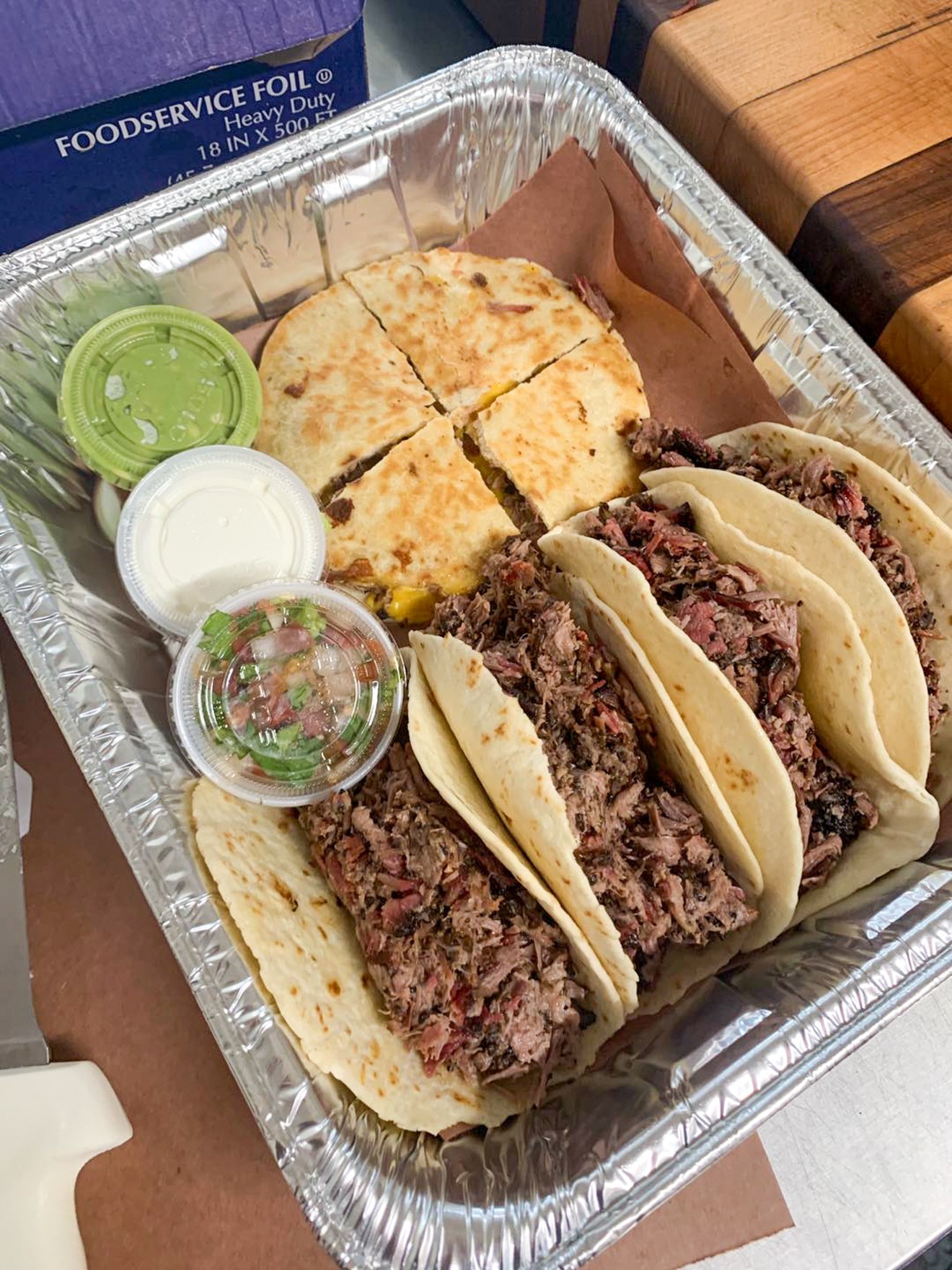 Get tacos and barbecue at Zavala's.