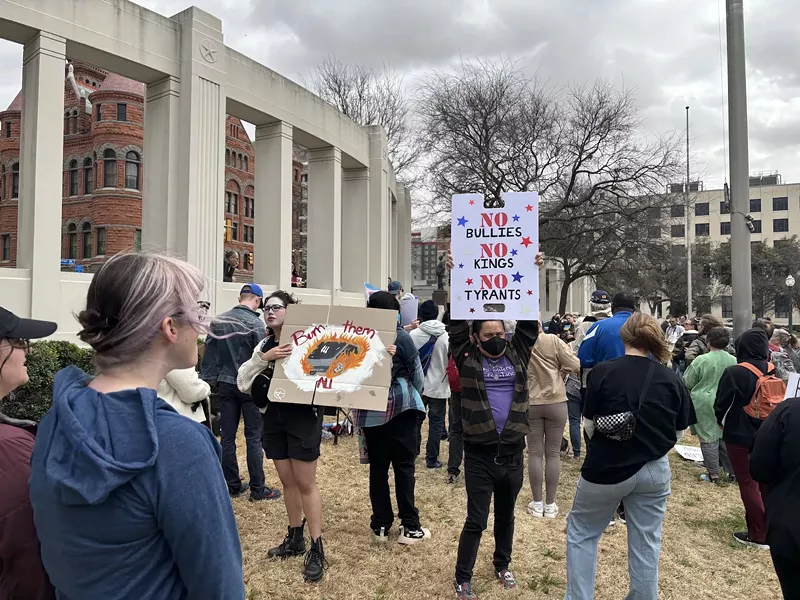 Image: protest march