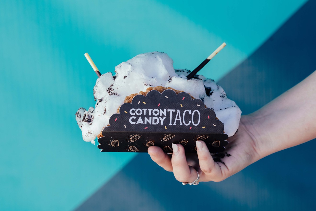 We went on a hunt for this year's Big Tex Choice Award finalists, like this cotton candy taco.