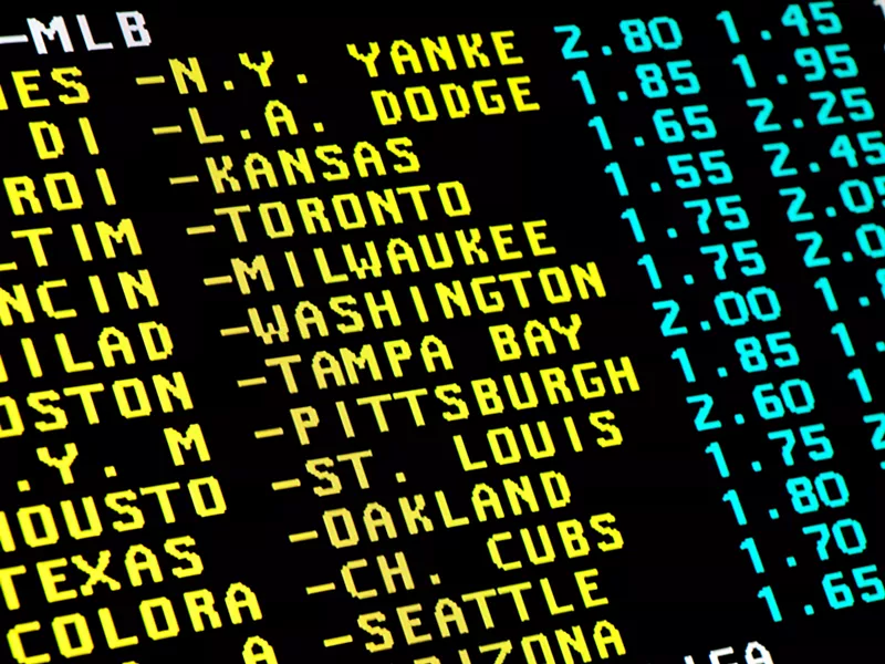 Image: Don't expect to see a board like this at Lone Star Park anytime soon.