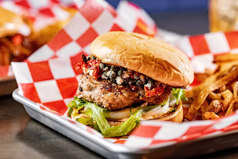 Image: The Give 'em the Bird burger