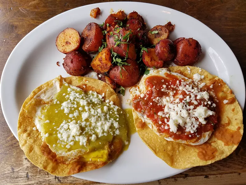 Image: Why try to be better than nachos, huevos Campuzano, when all you really want is to be nachos?