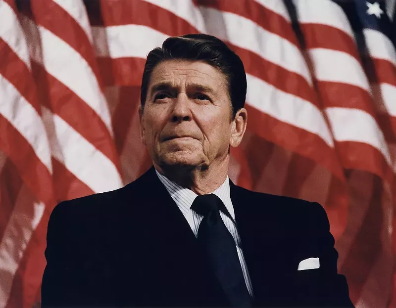 Image: A new ad by Republicans for Voting Rights features remarks by former President Ronald Reagan.