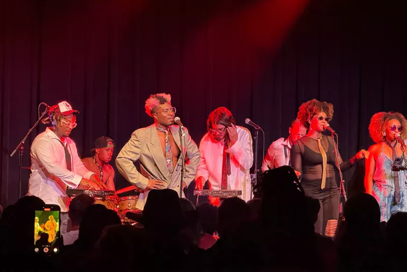 Image: Cure for Paranoia, performing at the first Louder Than Stigma Fest at the Kessler Theater.