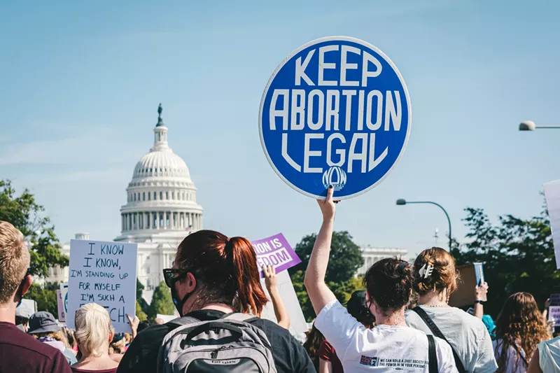 Image: Since the repeal of Roe v. Wade, more men have been speaking out about abortion access rights.