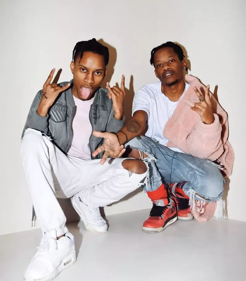 Image: Zimbabwe-born brothers T.K. Savage (left) and Keith Wonder (right) make up hip-hop duo Wonder Gang.