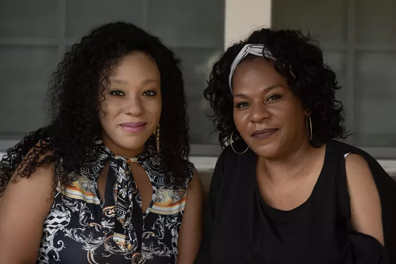 Image: Jakadrien Turner sits with her mother, Johnisa Turner.