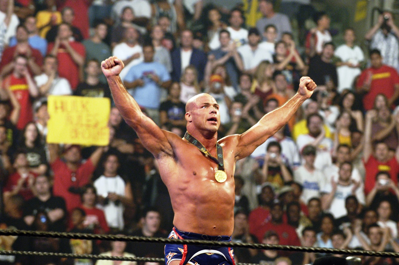 Kurt Angle was styled as a clean-cut American hero. But his character was one of the most hated in WWE history.