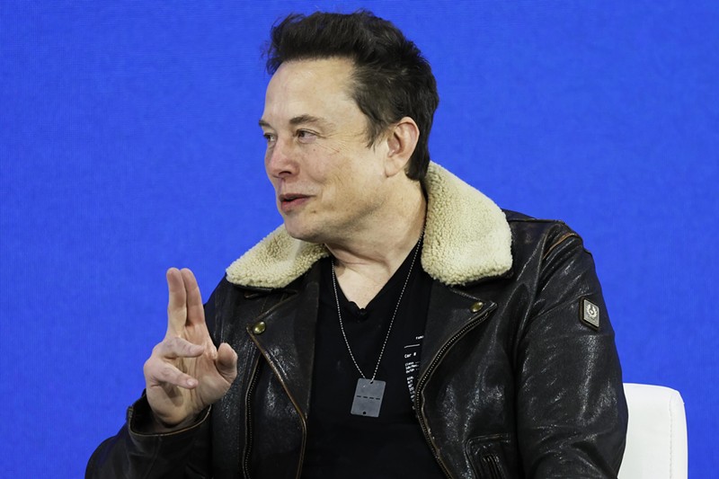 Tesla CEO Elon Musk speaks during the New York Times annual DealBook summit on November 29, 2023, in New York City.