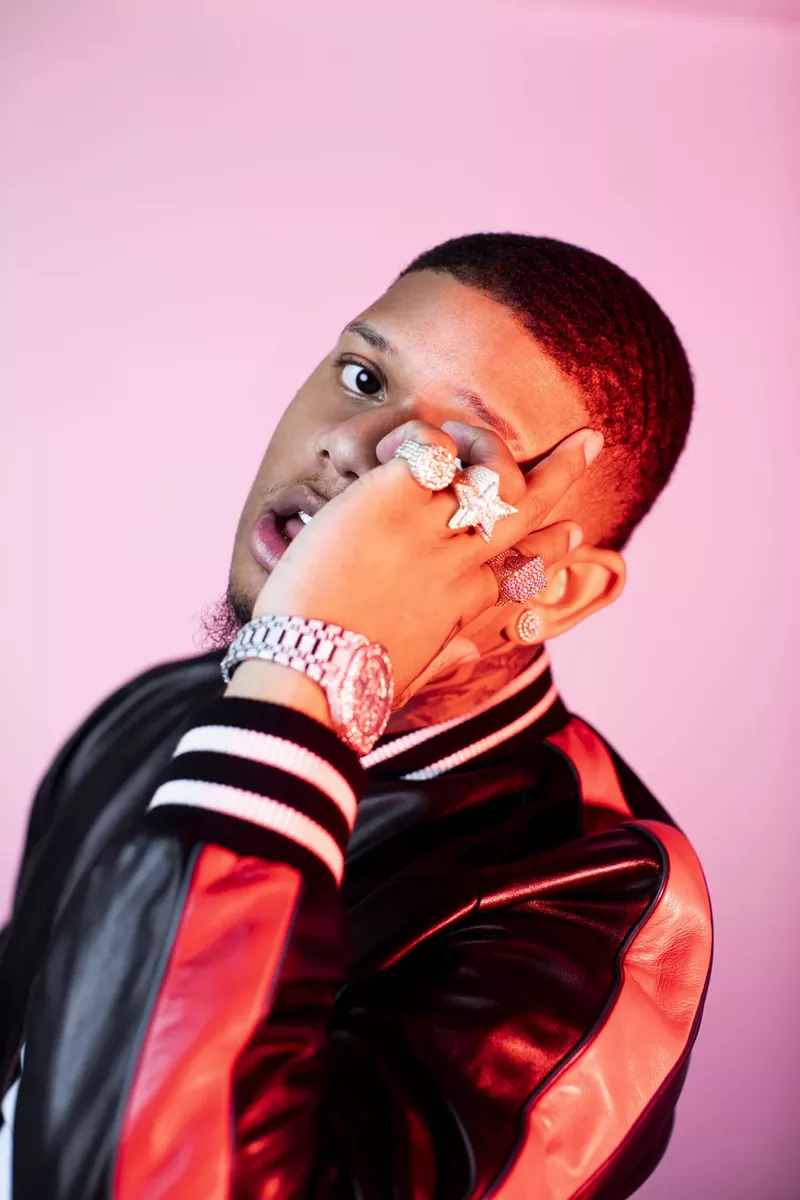 Image: Yella Beezy doesn't plan to let an attempt on his life get in the way of his music. The rapper's busy making videos and performing.