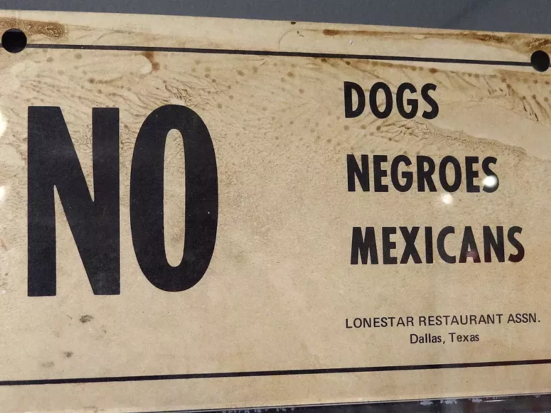 Image: Racism in restaurants isn't quite this obvious anymore, but it still happens.