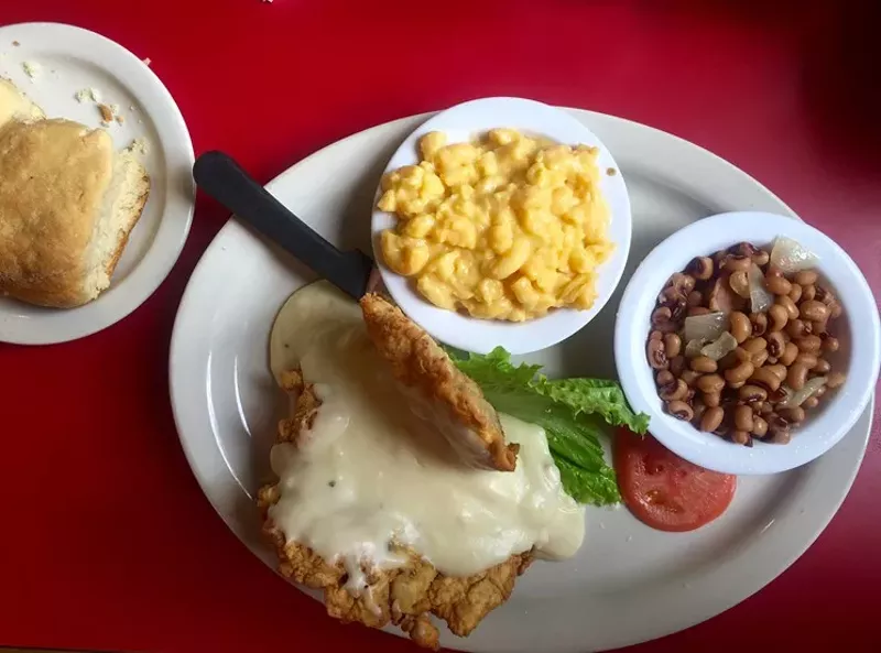 Image: If you're a fan of Barbec's chicken-fried steak, don't fret: Barbec's is only closed temporarily.