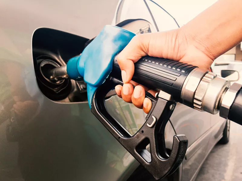 Image: Pumping your own gas is so 2018.