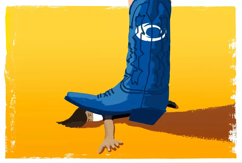 Image: Collin College's board of trustees can dish it but they can't take it.