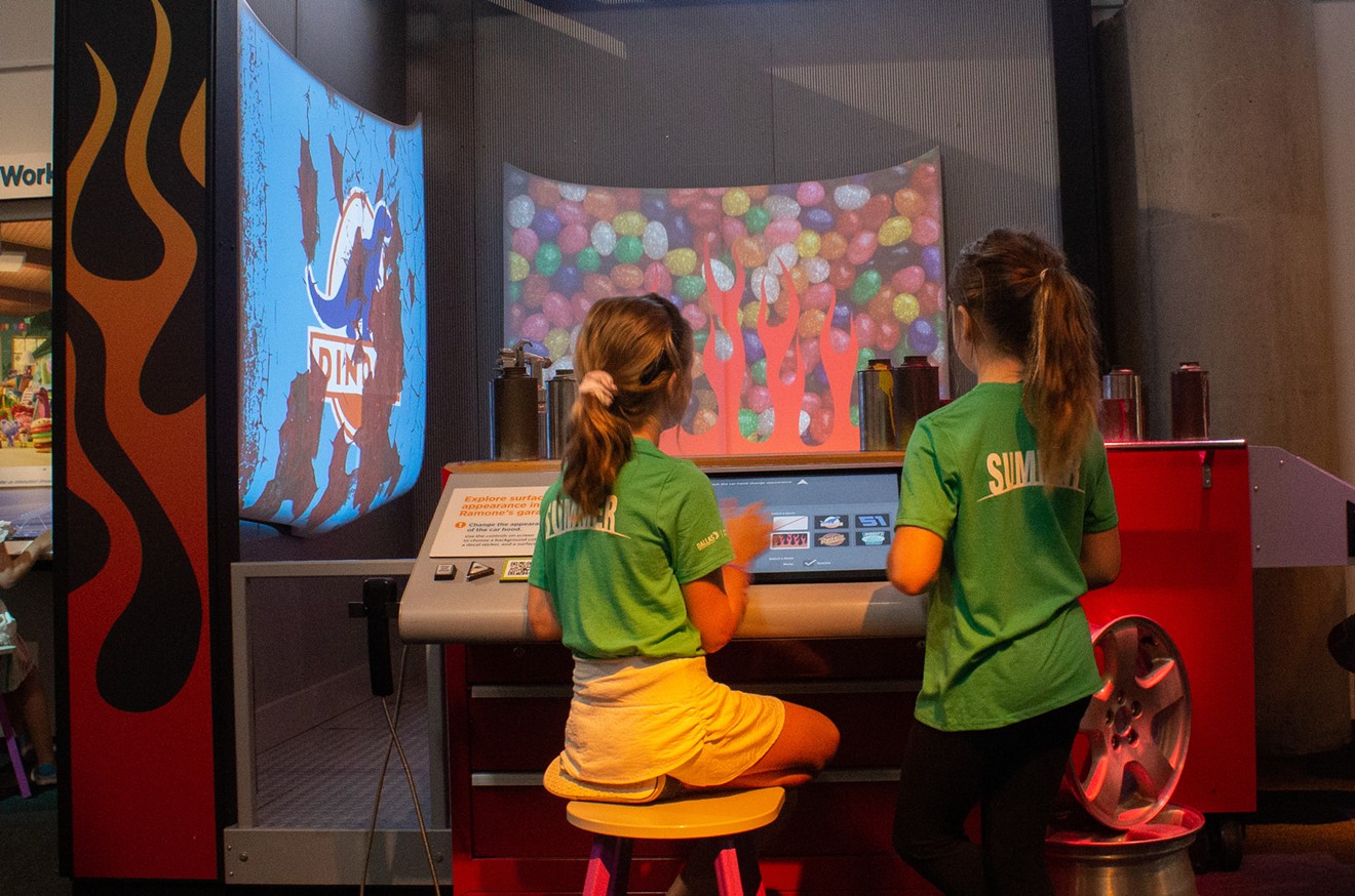 Kids learn how Pixar's animated technology works at the Perot.
