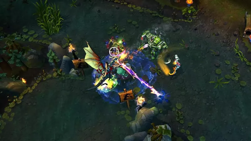 Image: A still from a League of Legends game. It's the biggest video game in eSports.