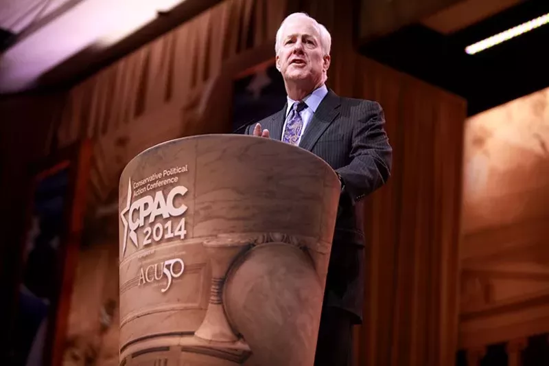 Image: Sen. John Cornyn speaks at CPAC in 2014.